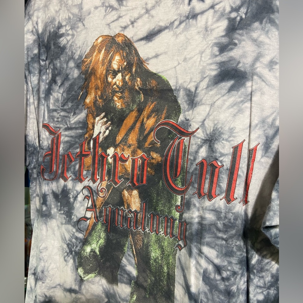 Vintage 90s Jethro Tull Aqualung tye dye band tee - Picture 2 of 5